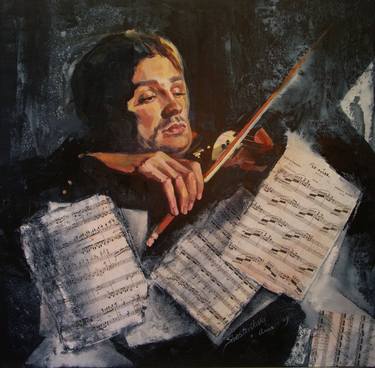 Print of Music Paintings by Anna Shesterikova