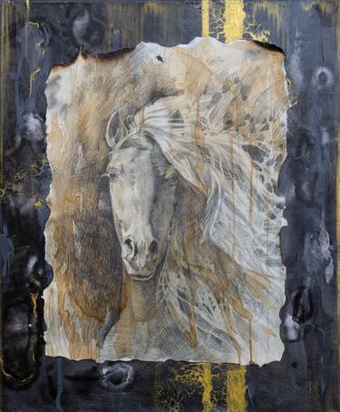 Print of Figurative Horse Drawings by Anna Shesterikova
