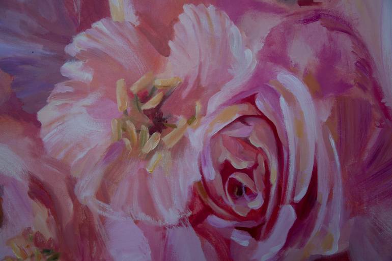 Original Modern Botanic Painting by Anna Shesterikova