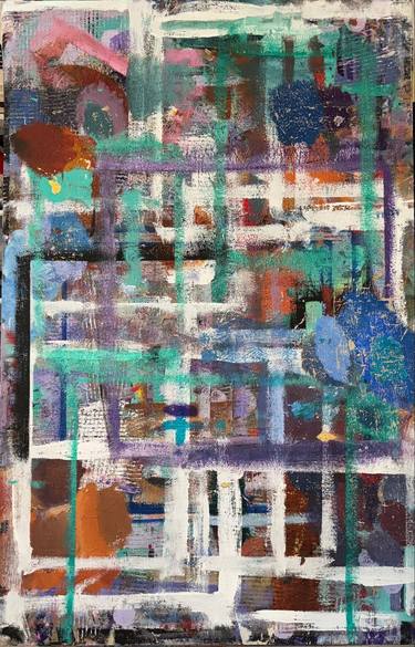 Original Conceptual Abstract Painting by john long