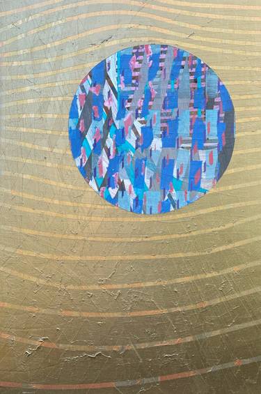 Original Geometric Abstract Painting by john long