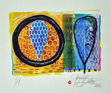 Print of Abstract Printmaking by Tezcan Bahar