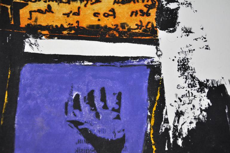 Original Expressionism People Printmaking by Tezcan Bahar