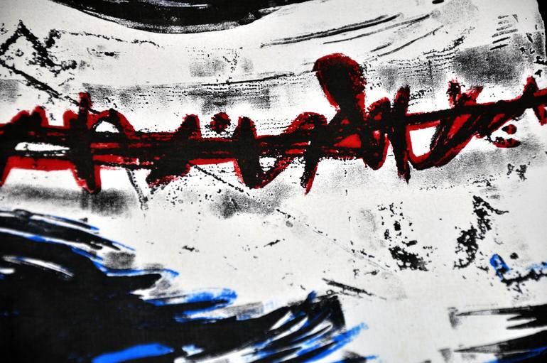 Original Expressionism People Printmaking by Tezcan Bahar