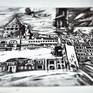 "Galata Tower"
Print Size: 24,5x46cm
Paper Size: 40x60cm
Etching on Paper
Limited Editions (Edition: 2/30)