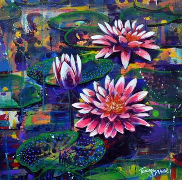 Print of Floral Paintings by Tezcan Bahar