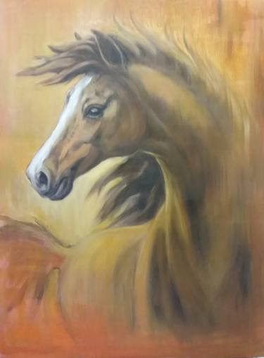 Print of Realism Horse Paintings by Tatjana Swan