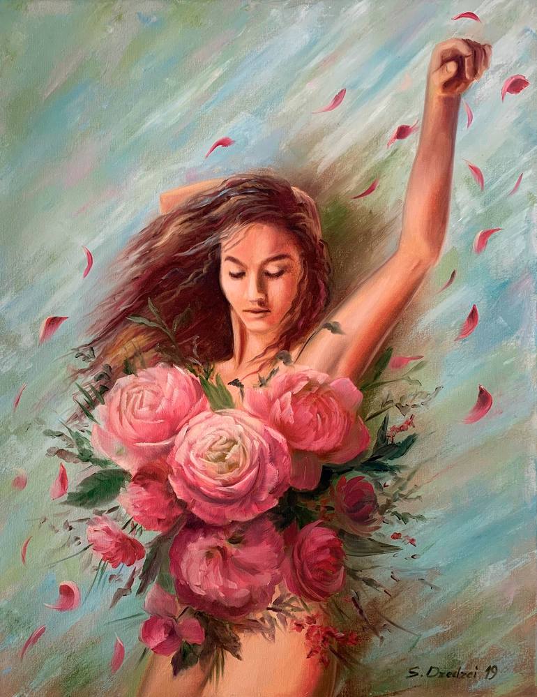 Original Body Painting by Svitlana Dzedzei | Figurative Art on Canvas | "OPEN SOUL"