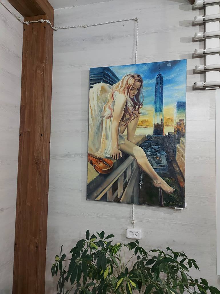 Original Figurative People Painting by Svitlana Dzedzei