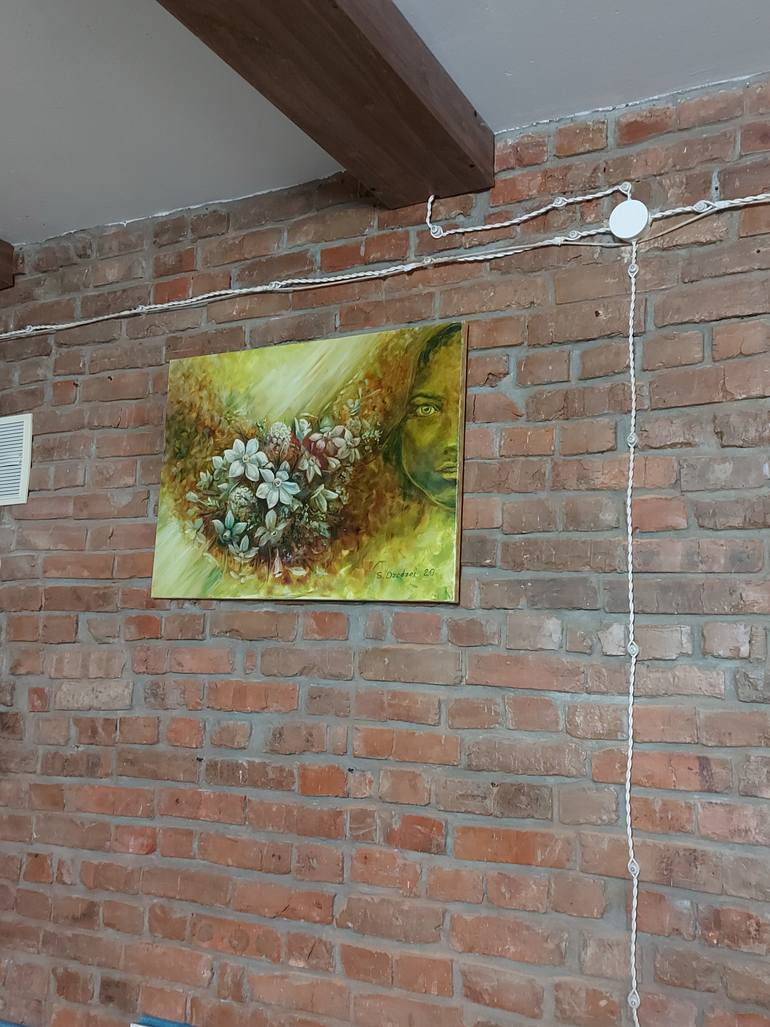 Original Abstract Fantasy Painting by Svitlana Dzedzei
