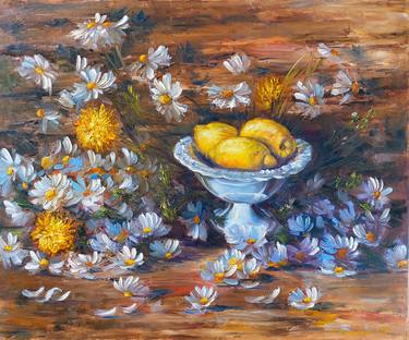 Original Figurative Botanic Painting by Svitlana Dzedzei