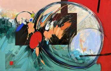 Original Abstract Expressionism Abstract Paintings by Narek Alekyan