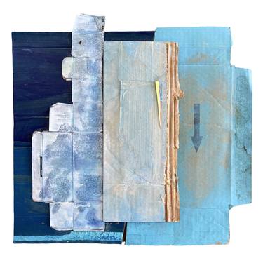 Original Fine Art Abstract Collage by Rebecca Youssef