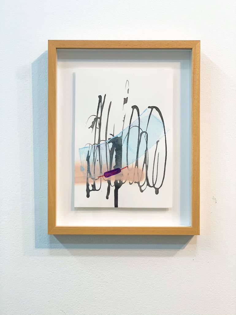 Original Abstract Expressionism Abstract Painting by Rebecca Youssef