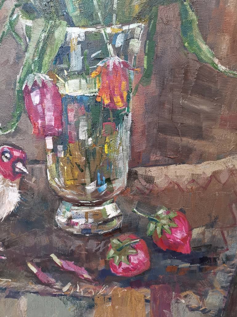 Original Impressionism Still Life Painting by Y Taylor