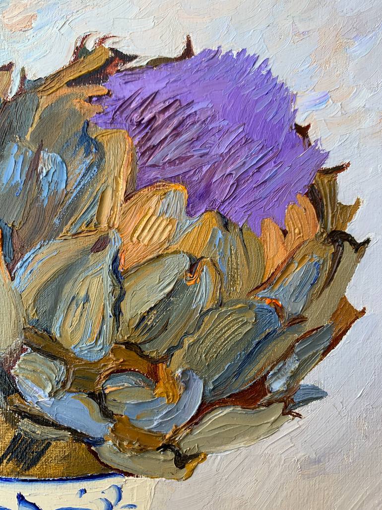 Original Contemporary Floral Painting by Olga Prokopenko