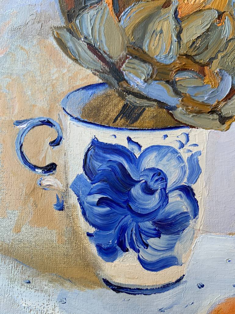 Original Contemporary Floral Painting by Olga Prokopenko
