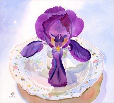 Print of Figurative Floral Paintings by Olga Prokopenko