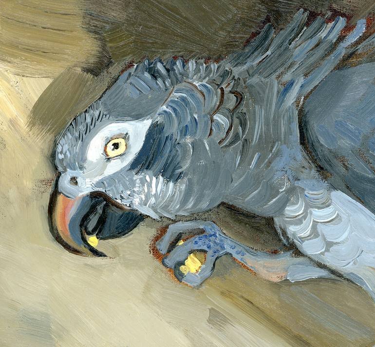 Original Conceptual Animal Painting by Olga Prokopenko