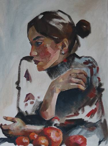 Original Portrait Paintings by Alina Kolomiichenko
