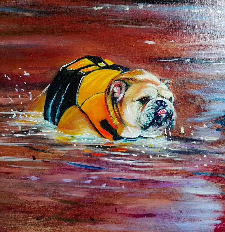 Original Realism Children Painting by Nico Le Roux