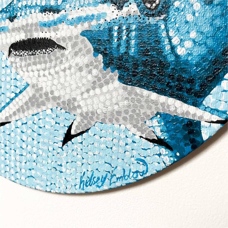 Original Abstract Animal Painting by Kelsey Emblow