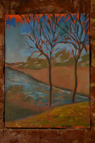 Original Impressionism Landscape Paintings by Inta Gloda