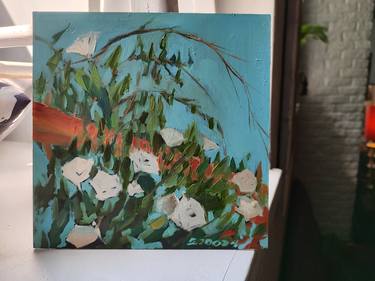 Original Contemporary Botanic Painting by Inta Gloda
