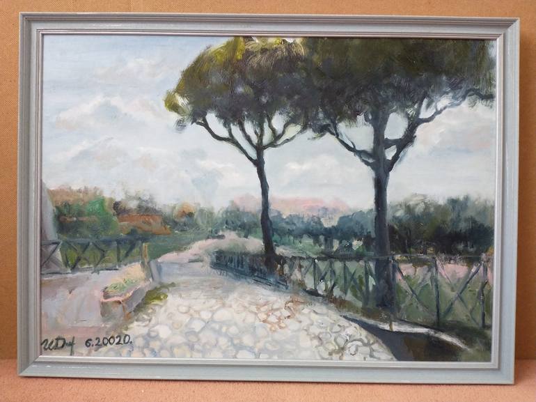 Original Fine Art Landscape Painting by Inta Gloda