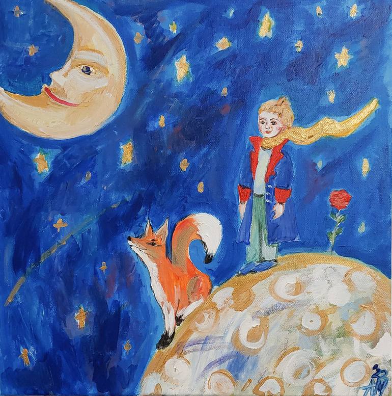 Original Fantasy Painting by Alexandrina Mihalkova