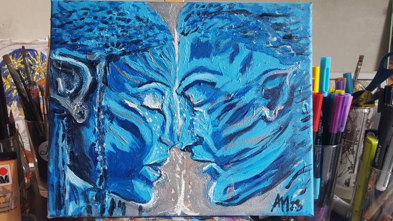 Original Contemporary Cinema Painting by Alexandrina Mihalkova