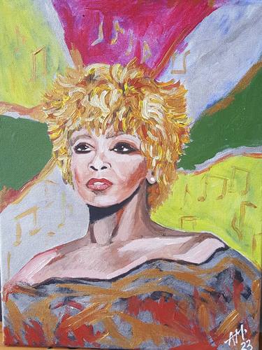 Print of Expressionism Celebrity Paintings by Alexandrina Mihalkova