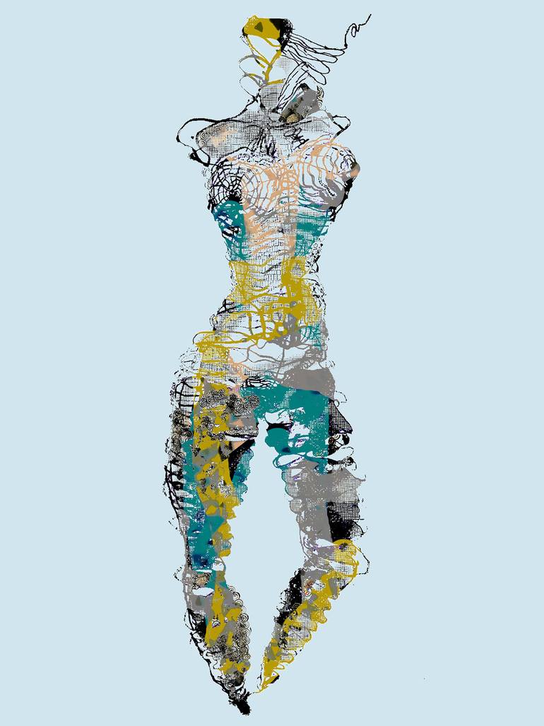 Original Abstract Digital by Alexandrina Mihalkova