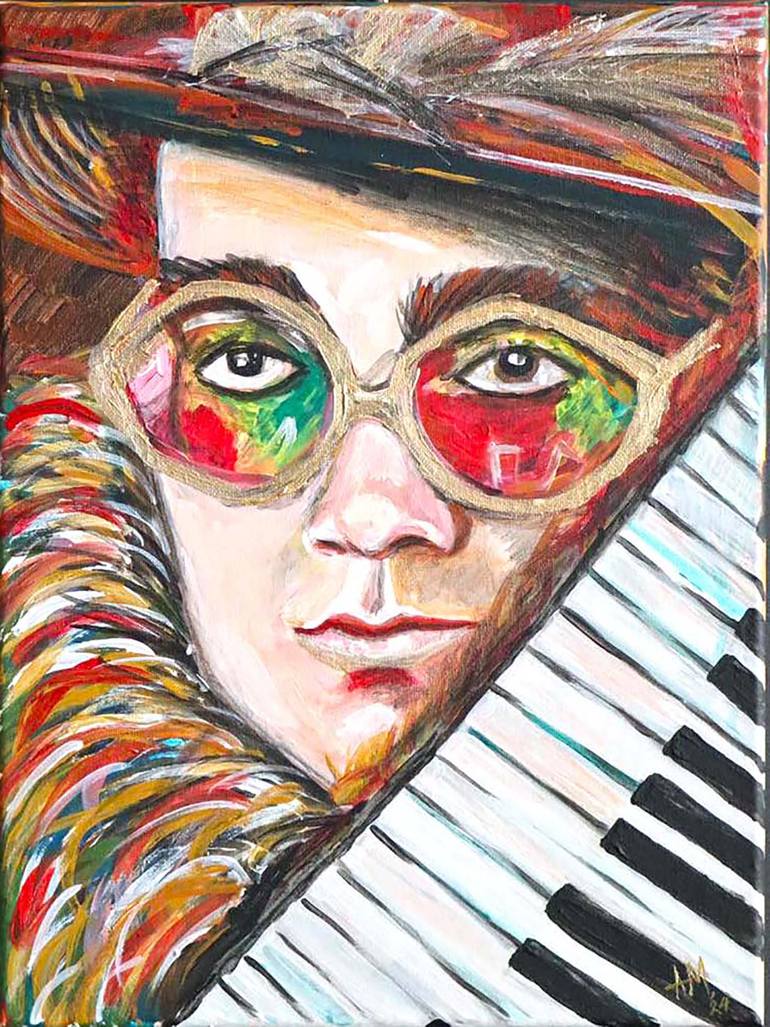 Original Contemporary Pop Culture/Celebrity Painting by Alexandrina Mihalkova