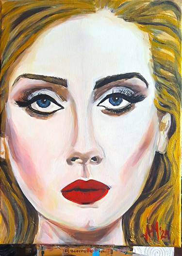 Original Contemporary Pop Culture/Celebrity Painting by Alexandrina Mihalkova