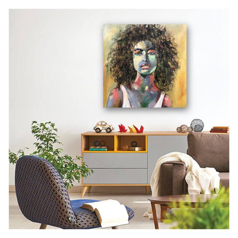 Original Modern Women Painting by Debbie Frost