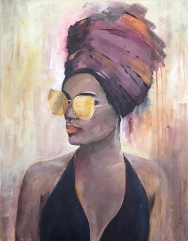 Original Modern Women Paintings by Debbie Frost