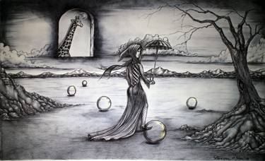 Print of Surrealism Fantasy Drawings by Francisco Viniegra Mora