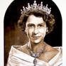 This is a homage to H.M. Queen Elizabeth II, pictured and inspired hier after a Photograph of the than Princess, from 1953 on her coronation year. The painting was finished in 2012, the year of Her Majesty Diamond Jubilee.