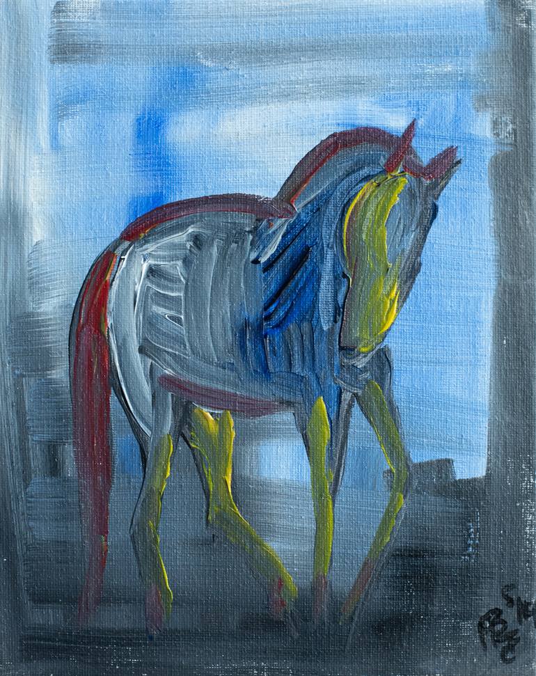 Piaffe Painting by Anika McFarland Saatchi Art