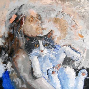 Print of Cats Paintings by Fred Bell