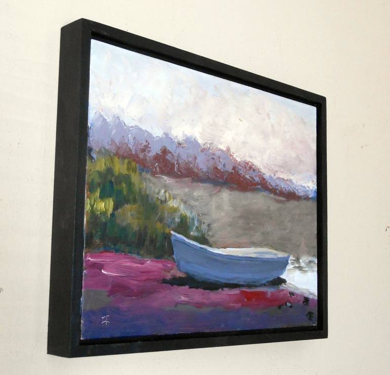 Original Boat Painting by Fred Bell
