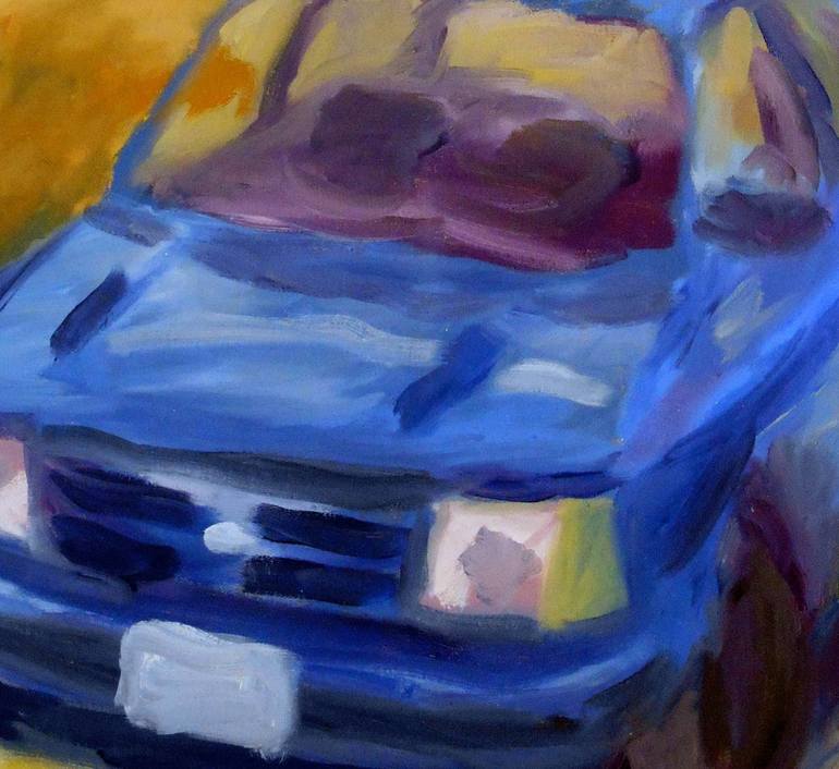 Original Impressionism Automobile Painting by Fred Bell