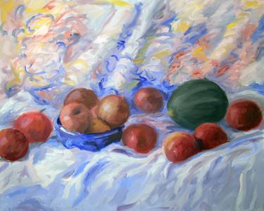 Original Impressionism Food Paintings by Fred Bell