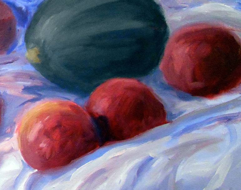 Original Impressionism Food Painting by Fred Bell