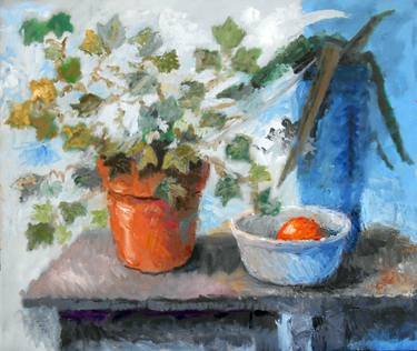 Original Impressionism Still Life Paintings by Fred Bell