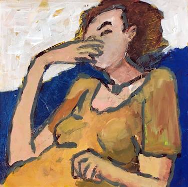 Original Expressionism Women Paintings by Fred Bell