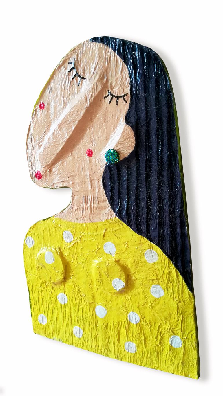Original Pop Art Women Sculpture by Svetlana Adamenko