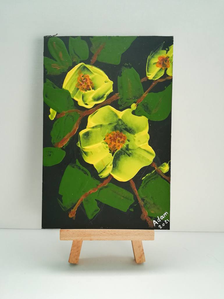 Original Floral Painting by Svetlana Adamenko