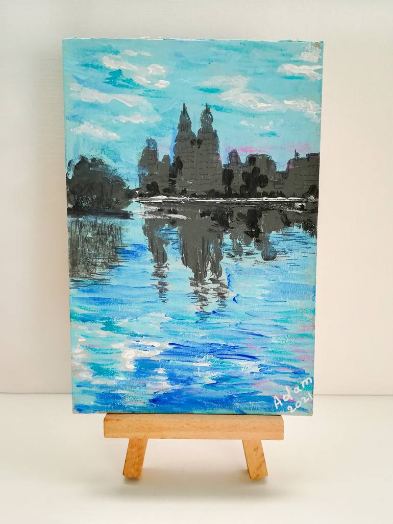 Original Cities Painting by Svetlana Adamenko